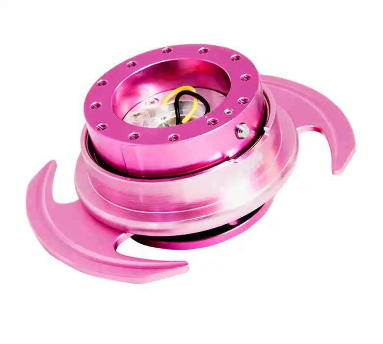 NRG Generation 3 Quick Release Steering Wheel Adaptor : Pink Body / Pink Ring (SRK-650PK) - Universal Buy Online