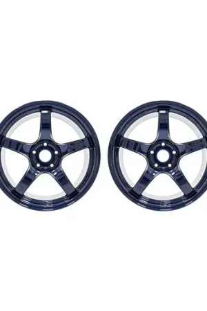 New Release Rays Gram Lights 57CR Eternal Blue 18x9.5 +38 5x114.3 (Single Wheel) - 2015-2024 Subaru WRX / 2015-2021 STI / 2019-2024 Forester