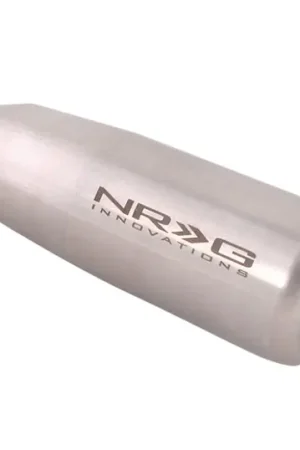 Best Choice NRG Universal Short Shifter Knob - 3.5in. Length / Heavy Weight .85Lbs. - Silver