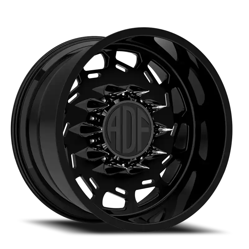 Direct From Manufacturer Adf Payload Left Dually Wheel 24x14 8x210 Gloss Black -76mm - MINIMUM PURCHASE OF 4 - FREE T-SHIRT INCLUDED!