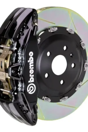 Brembo 08-17 A5/08-17 S5/09-16 A4/09-16 S4 Fr GT BBK 6Pist Cast 380x34 2pc Rotor Slot Type1-Black Buy Direct