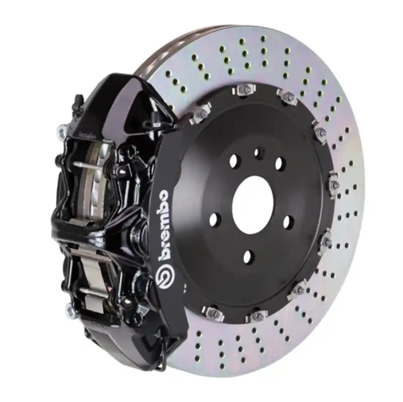 Brembo 18+ RS5 Front GT BBK 6 Piston Cast 405x34 2pc Rotor Drilled-Black Discount