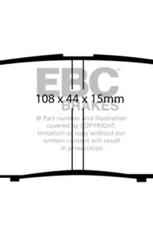 EBC 92-97 Mitsubishi Montero 3.0 Greenstuff Rear Brake Pads Buy Direct