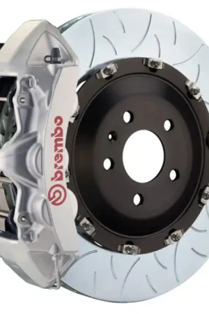Latest Brembo 03-07 Cayenne/S/Turbo Fr GT BBK 6Pis Cast 405x34 2pc Rotor Slotted Type3-Silver