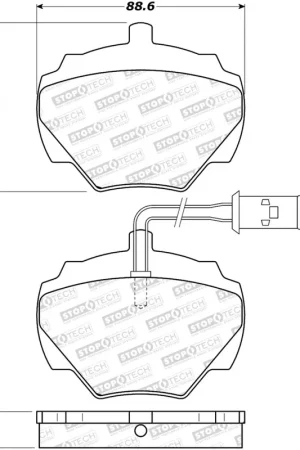 StopTech Street Brake Pads - Front Free Returns