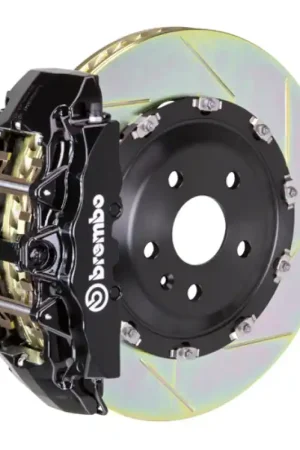 Instant Buy Brembo 19+ Z4/20+ Supra Front GT BBK 6 Piston Cast 380x34 2pc Rotor Slotted Type1-Black