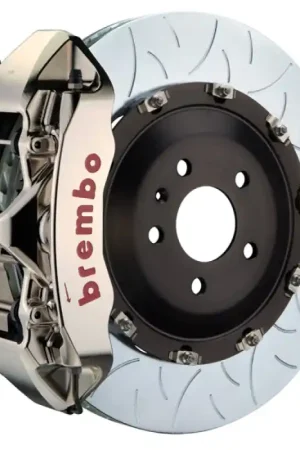 Brembo 12-13 TT RS Front GTR BBK 6 Piston Billet380x34 2pc Rotor Slotted Type-3- Nickel Plated Reduced Price