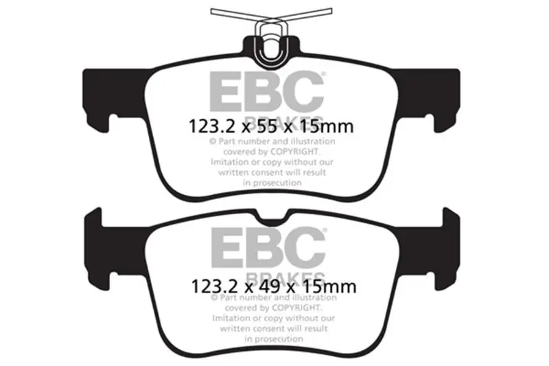 Free Shipping EBC 2017+ Ford Escape 1.6T/2.0T (Incl 4WD) Greenstuff Rear Brake Pads