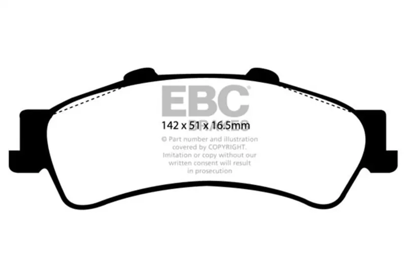 EBC 03-05 Chevrolet Astro Van 2WD Extra Duty Rear Brake Pads High Quality