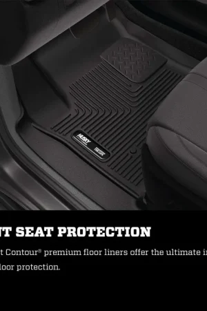 Husky Liners 52061 Black Front X-act Contour Floor Liner | Lincoln Continental Money Back Guarantee