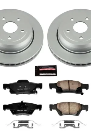 Power Stop 11-19 Dodge Durango Rear Z17 Evolution Geomet Coated Brake Kit Modern