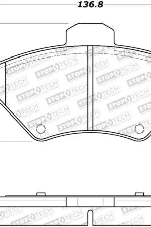 StopTech Street Brake Pads - Front Popular