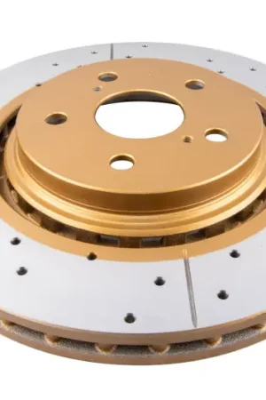 Exclusive DBA 15-18 Lexus NX200t Front Drilled & Slotted Street Series Rotor