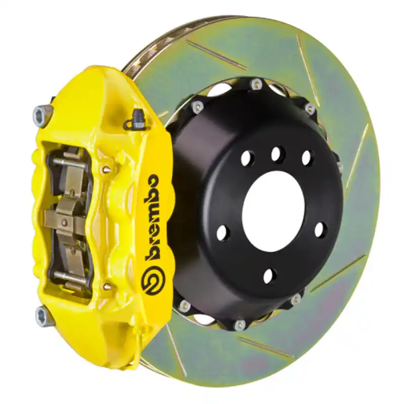 Brembo 22+ GR86 Rear GT BBK 4 Piston Cast 345x28 2pc Rotor Slotted Type1-Yellow Place Order
