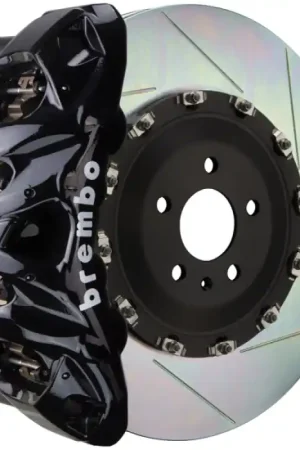 Weekend Sale Brembo 19+ G-Class (Excl. AMG) Front GT BBK 8 Piston Cast 412x38 2pc Rotor Slotted Type1-Black
