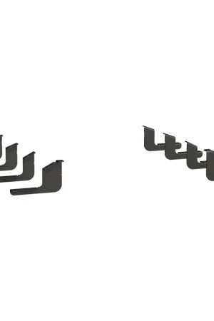 Luverne 584078-570752 Black O-Mega II 6 in. Oval Steps Brand New