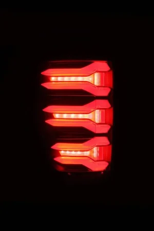 Professional Grade AlphaRex 21-22 Ford F-150 LUXX LED Taillights Black/Red