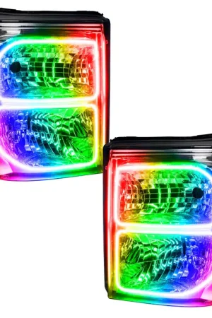 Must Have Oracle 11-16 Ford F250/350 LED HL - ColorSHIFT w/o Controller