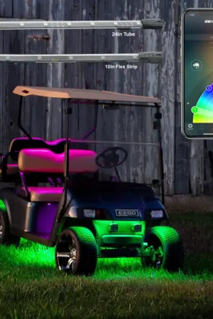 Buy Online XK Glow LED Golf Cart Accent Light Kit XKchrome Smartphone App