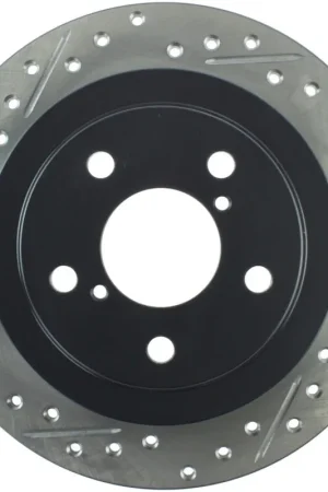 StopTech 05-06 Saab 9-2X AWD / 02-05 Impreza WRX / 02 WRX STi Slotted & Drilled Right Rear Rotor Get Yours