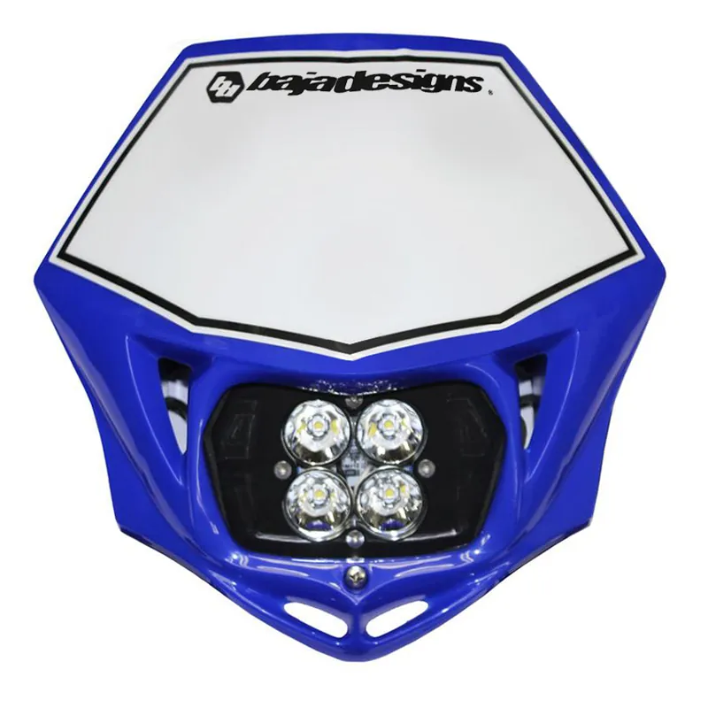Fresh Stock Motorcycle Race Light LED DC Blue Squadron Sport Baja Designs