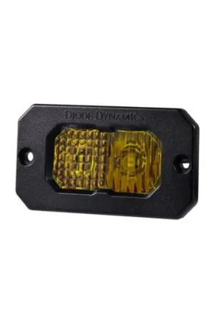 Top Rated Diode Dynamics Stage Series 2in LED Pod Sport - Yellow Combo Flush ABL (Single)