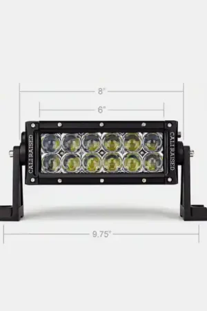 Cali Raised 8 Dual Row 5D Optic Osram Led Bar Free Delivery
