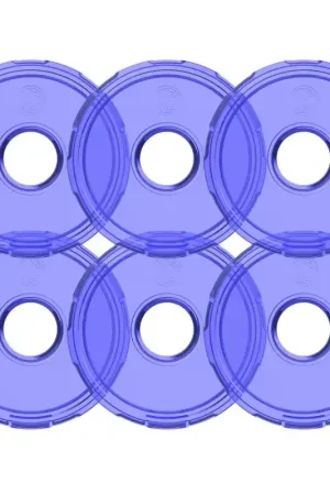 Secure Checkout KC HiLiTES Cyclone V2 LED - Replacement Lens - Blue - 6-PK