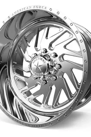 Next Day Delivery American Force Forged Wheels Kash F31 Polished 24x14 -73mm Offset 8x165.1 (8x6.5)