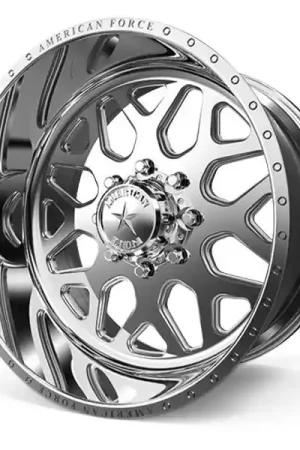 American Force Forged Wheels Flux F30 Polished 24x14 -73mm Offset 5x139.7 (5x5.5) Popular