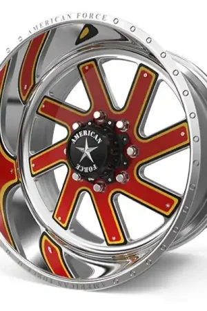Weekend Sale American Force Forged Wheels Thor 246 Polished 22x12 -40mm Offset 8x170