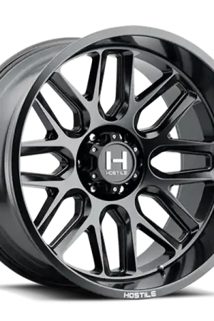 Hostile Wheels Vulcan H120 Asphalt 22x12 -44mm Offset 6x135 Limited Offer