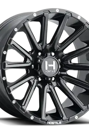 Best Choice Hostile Wheels Typhoon H123 Asphalt 20x12 -44mm Offset 6x135
