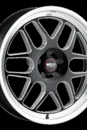 Weld Solana Drag 15x10 / 6x139.7 BP / ET38 /  6.99in BS / 106.1 Dia  - Gloss Black Milled Wheel Same Day Shipping