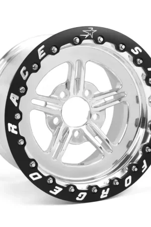 Same Day Shipping Race Star 63 Pro Forged 15x10 SBL Sportsman 5x4.75 BC / 4.00in. BS Wheel - Polished