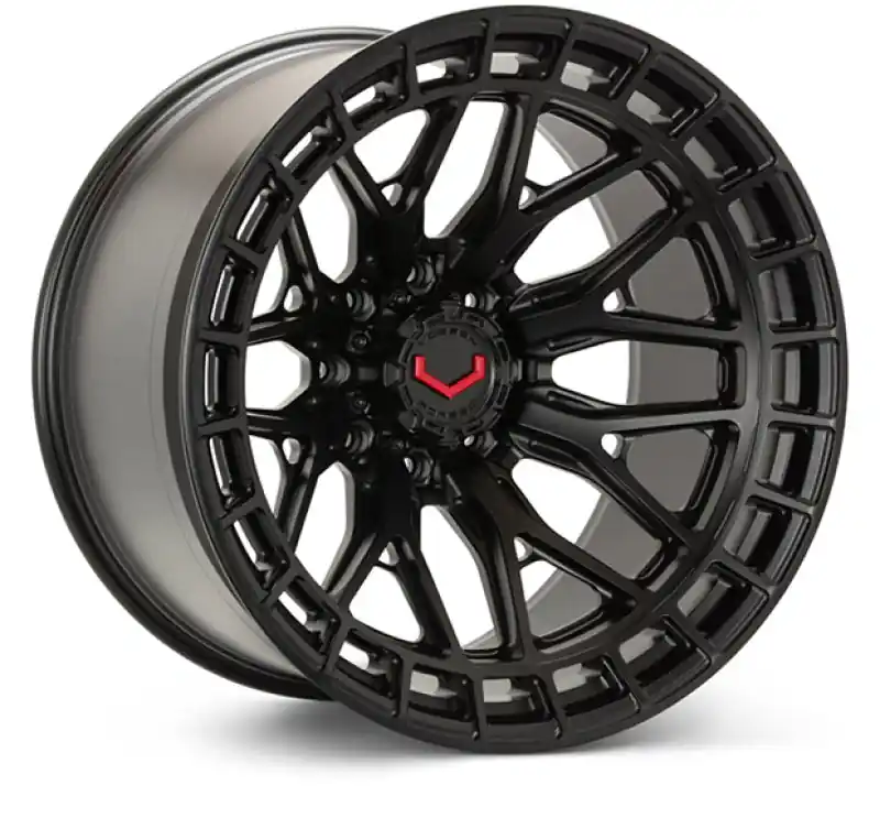 Authentic Vossen LCX-02 24x12 - 8x165.1 - ET44 - Ultra Deep - 125.1 - Satin Black Wheel