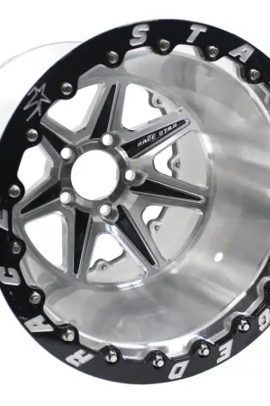 Race Star 72 ValStar 15x12 / 5x4.50BC / 5.5BS / 3.072in CB / Machined w/Black Accents Wheel Editor’s Pick