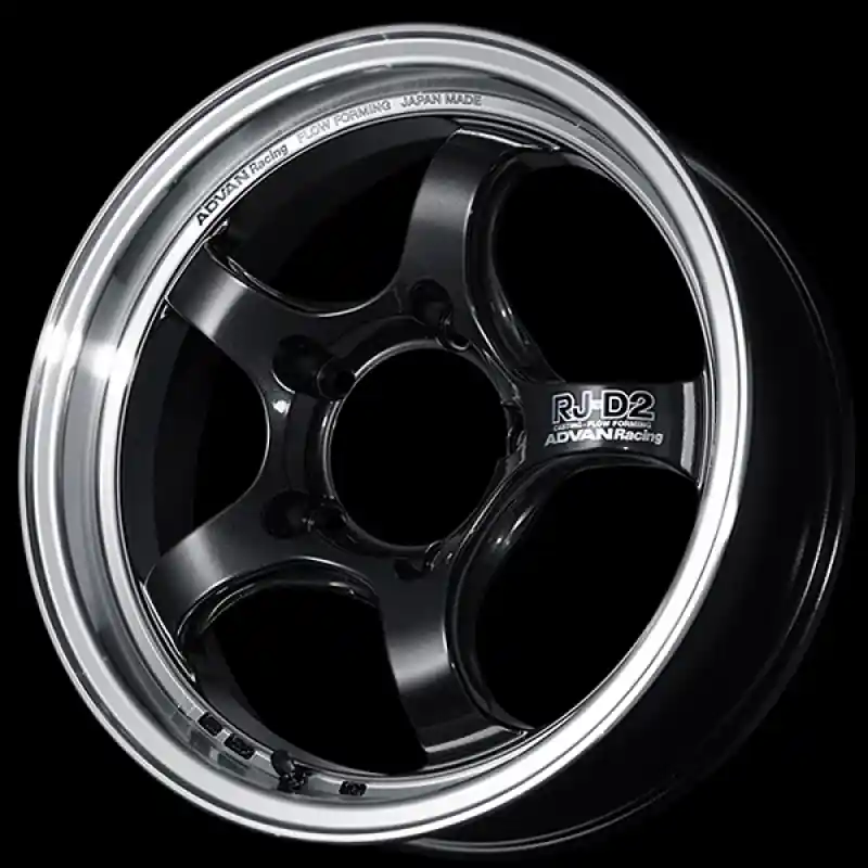 Hassle-Free Returns Advan RG-D2 16x7.0 / +38 Offset / 5x100 / 57mm Bore / Machining and Black Gunmetallic