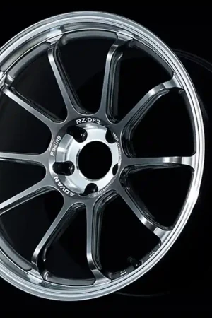 Advan RZ-DF2 Porsche 20x10.5 / +45 ET / 5x130 / 71.6mm Bore / Diamond Cut and Hyper Platinum Black Last Chance