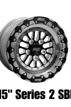 Belak 15x8 / 5in BS / 5x112 BP / High Pad / Series 2 Wheel - Single Beadlock Billet Outer Lip Viral