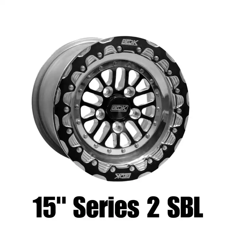 Belak 15x8 / 5in BS / 5x112 BP / High Pad / Series 2 Wheel - Single Beadlock Billet Outer Lip Viral