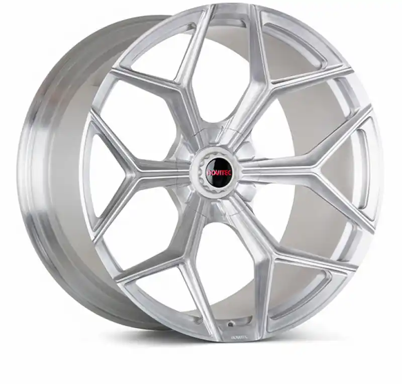 Vossen x Novitec NL4-5L 23x10.5 - 5x130 BP - ET21 - Brushed Gloss Clear Lamborghini Urus Front Wheel Clearance