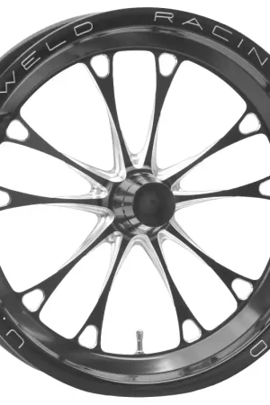 Reduced Price Weld V-Series 1-Piece 15x3.5 / Anglia Spindle MT / 1.75in. BS Black Wheel - Non-Beadlock