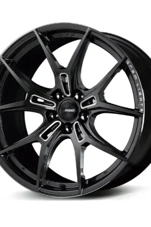 Gram Lights 57FXZ 20x9.5 +25 5x112 Super Dark Gunmetal and Machining Rim Edge DC Wheel Time-Limited