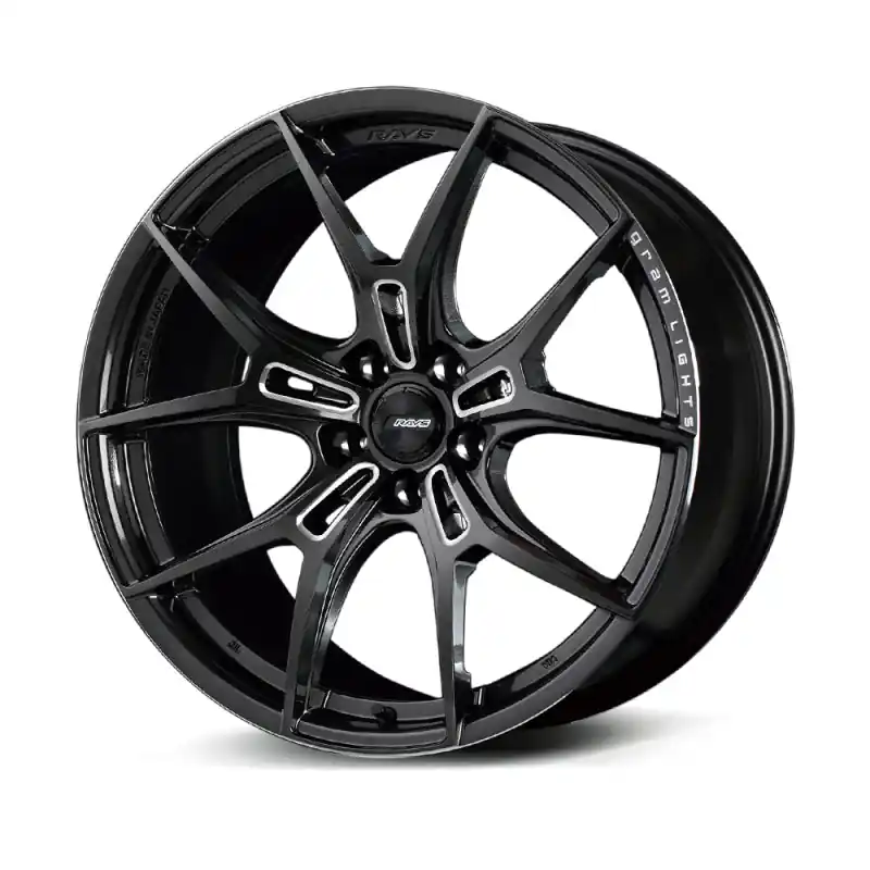 Gram Lights 57FXZ 20x9.5 +25 5x112 Super Dark Gunmetal and Machining Rim Edge DC Wheel Time-Limited
