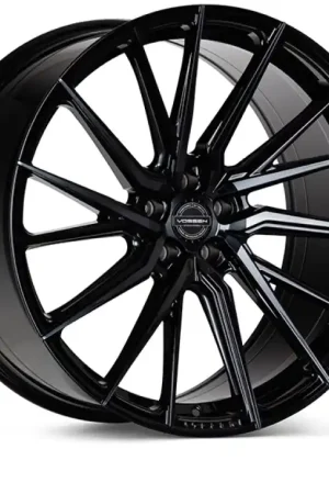 Vossen HF-4T 20x10 / 5x112 / ET50 / Deep Face / 66.5 - Tinted Gloss Black - Left Wheel Last Chance