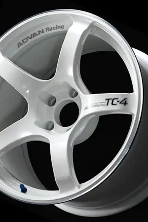 Bulk Order Advan TC4 17x6.5 / +40 Offset / 4x100 / 63mm Bore / Racing White Metallic and Ring