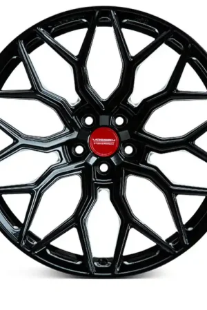 Grab Now Vossen HF-2 24x10 / 5x130 / ET15 / Deep Face / 84.1 - Gloss Black Wheel