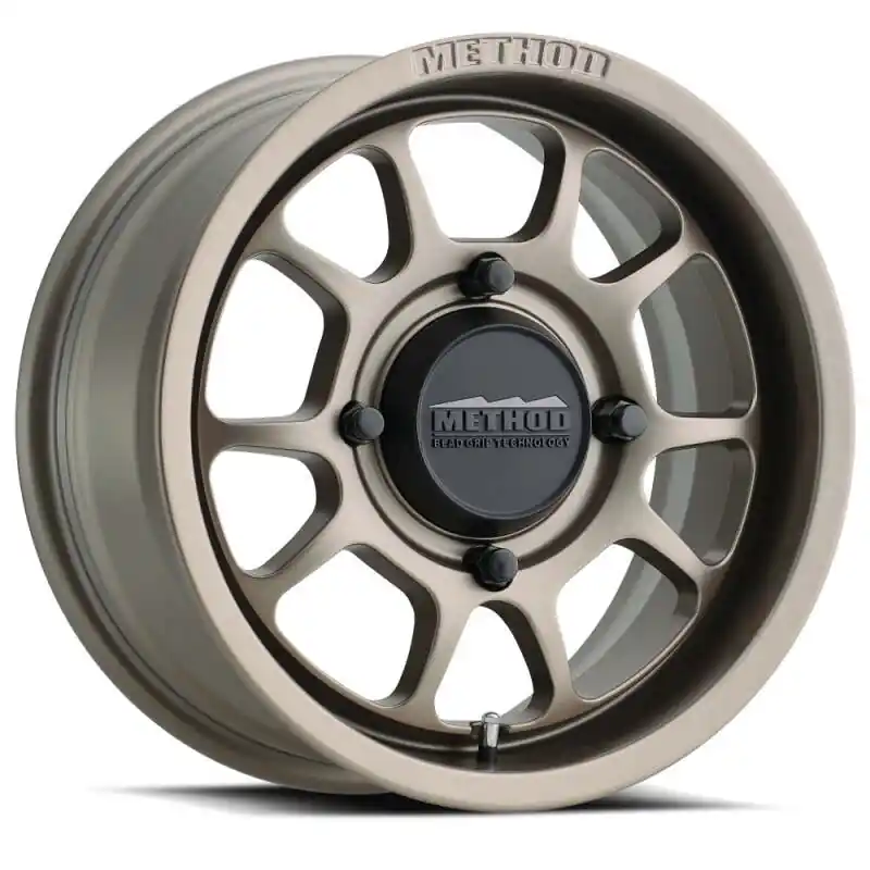 Direct From Manufacturer Method MR409 Bead Grip 14x7 / 5+2/38mm Offset / 4x136 / 106.25mm CB Steel Grey