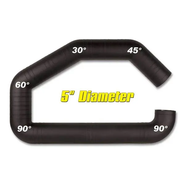 Airaid U-Build-It - 5in Intake Tube Warranty Included